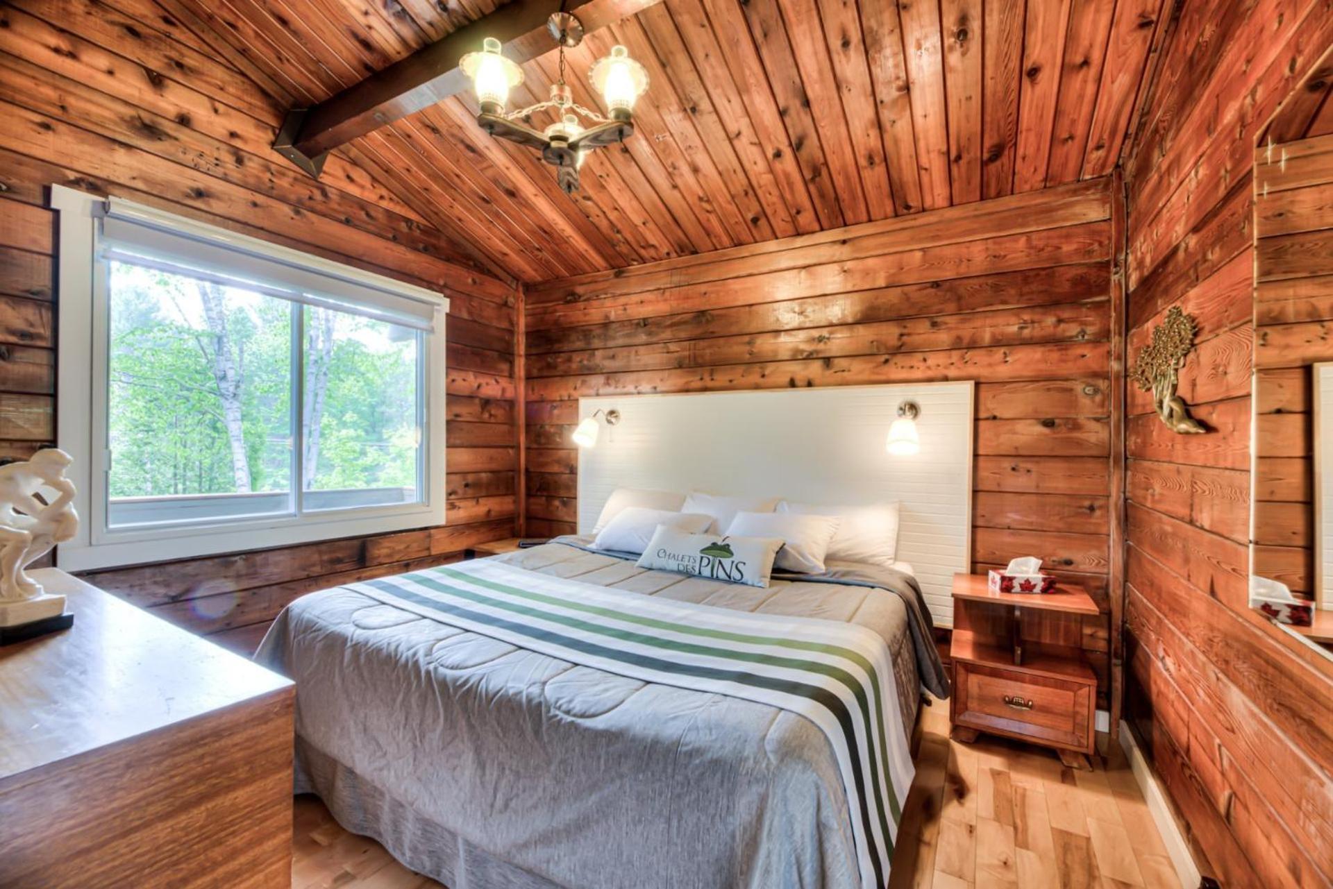 Domaine Chalets Des Pins Rawdon Esterno foto